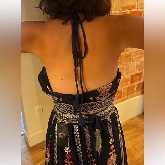 Navy Blue Lehenga 3pc Set - Stunning Work, Good Quality, Structured Skirt - Picture 3 of 6